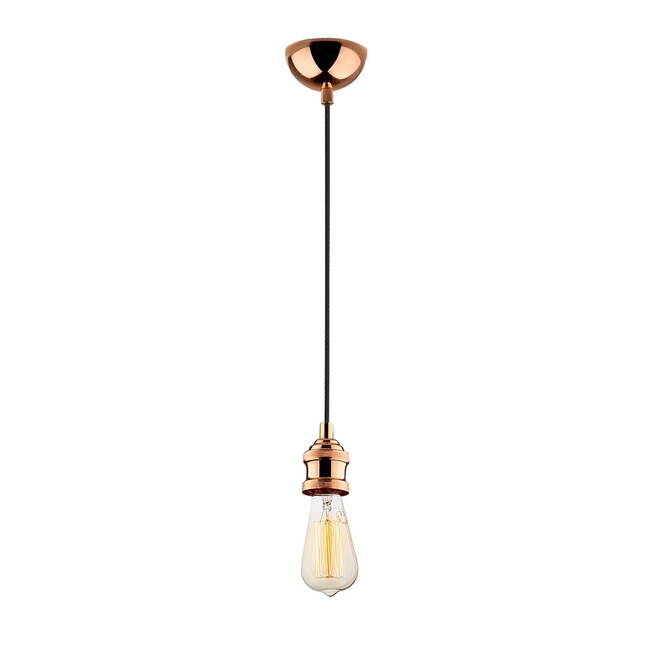 Lustra Kabluni MR - 910, Opviq, 6 x 102 cm, 1 x E27, 40W, cupru - imagine 6